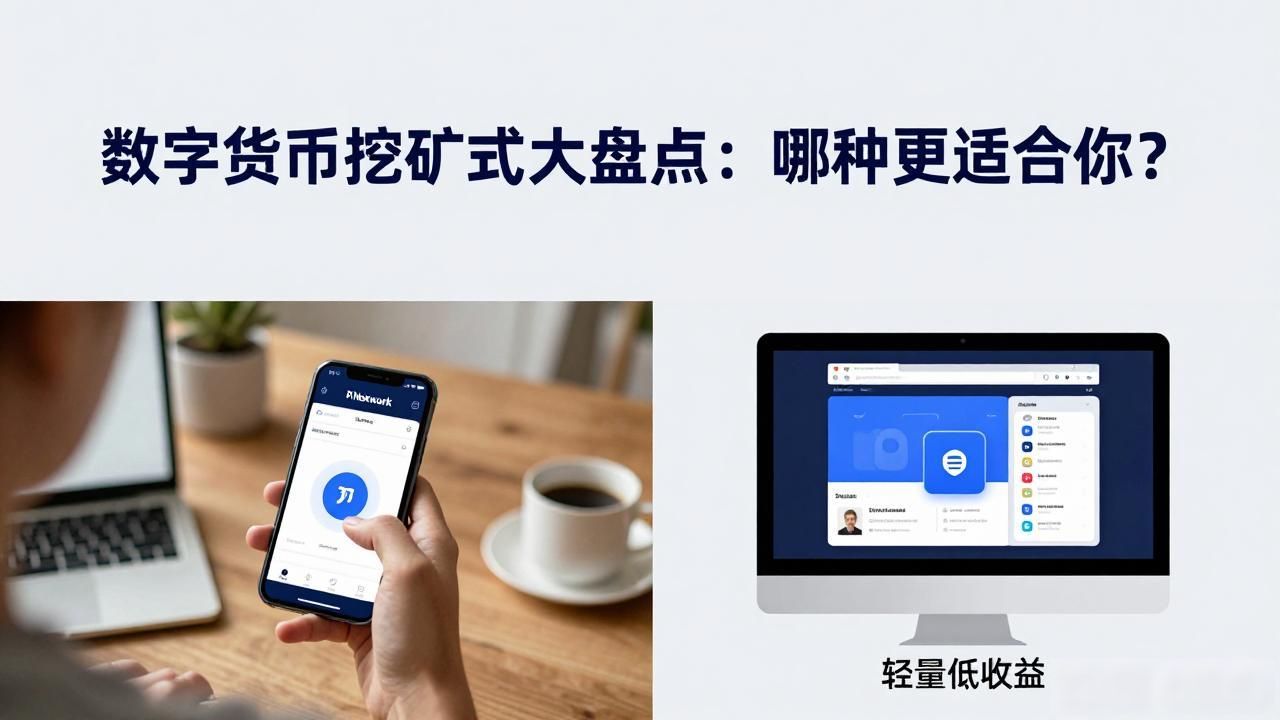 数字货币挖矿形式大盘点：哪种更适合你？