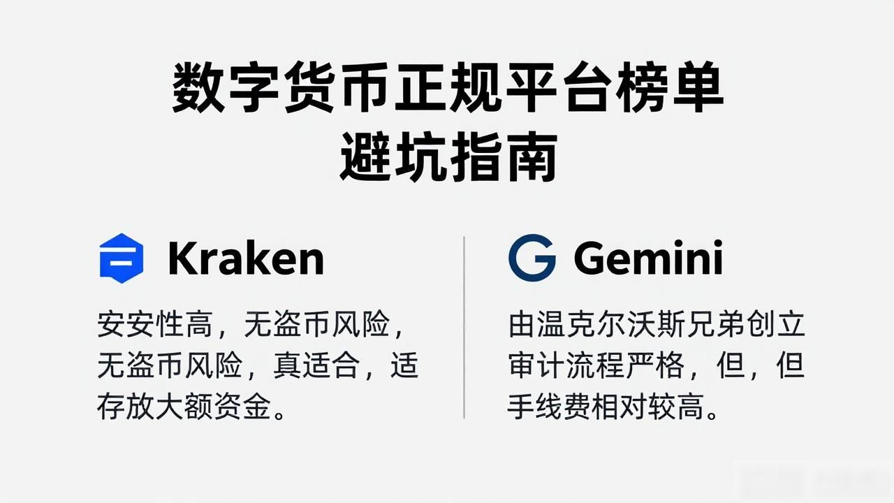 数字货币正规平台榜单 避坑指南