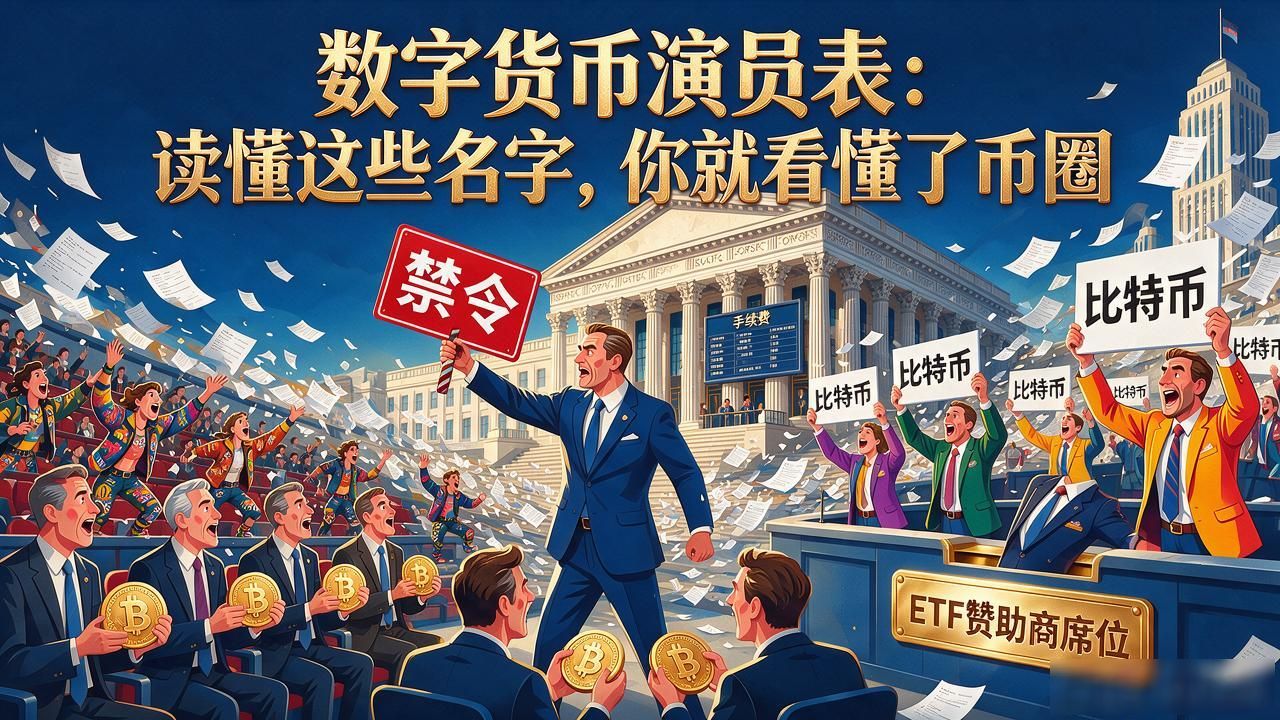 数字货币演员表：读懂这些名字，你就看懂了币圈