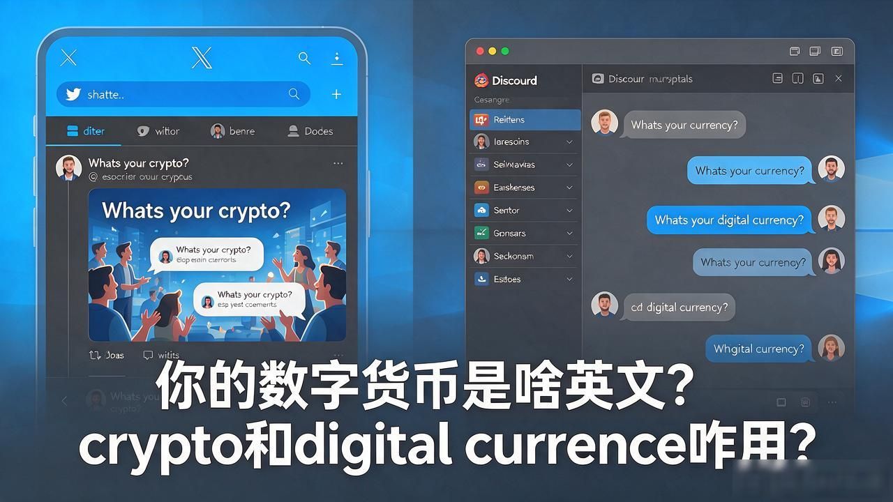 你的数字货币是啥英文?crypto和digital currency咋用