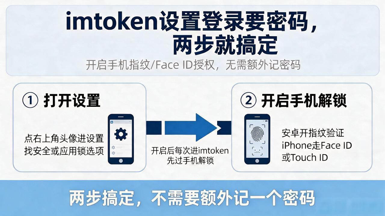 imtoken设置登录要密码怎么搞,两步就搞定