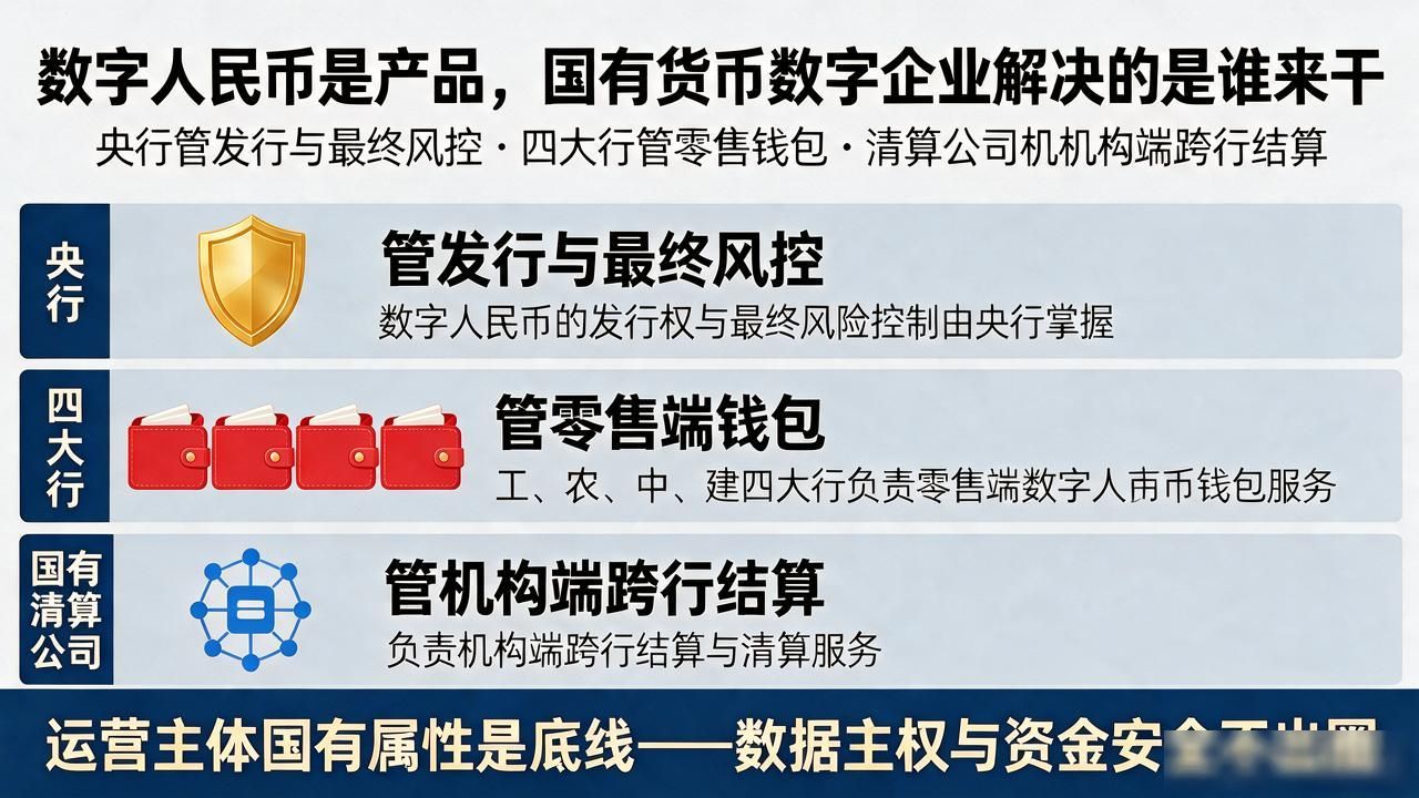 国有货币数字企业到底是什么,和数字人民币什么关系,说人话讲明白