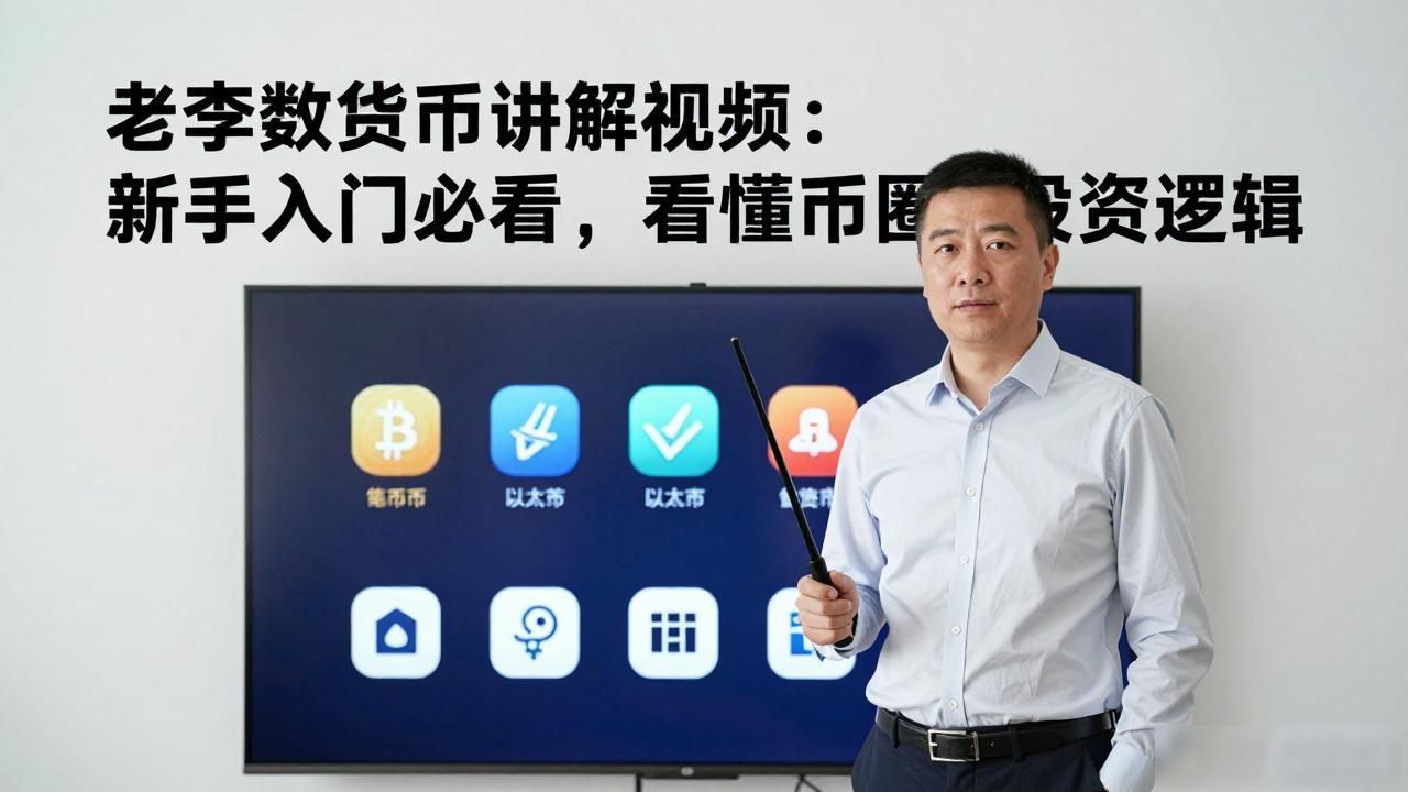 老李数字货币讲解视频：新手入门必看，看懂币圈投资逻辑
